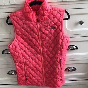 Brand New hot pink The North Face Vest
